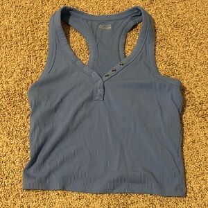 Aerie Racerback Button Tank - Women’s Small